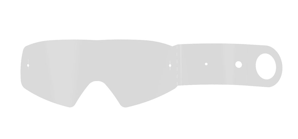 Strhávací slídy plexi Alpinestars Standard pro brýle Vision Youth 20 vrstev v balení, čiré