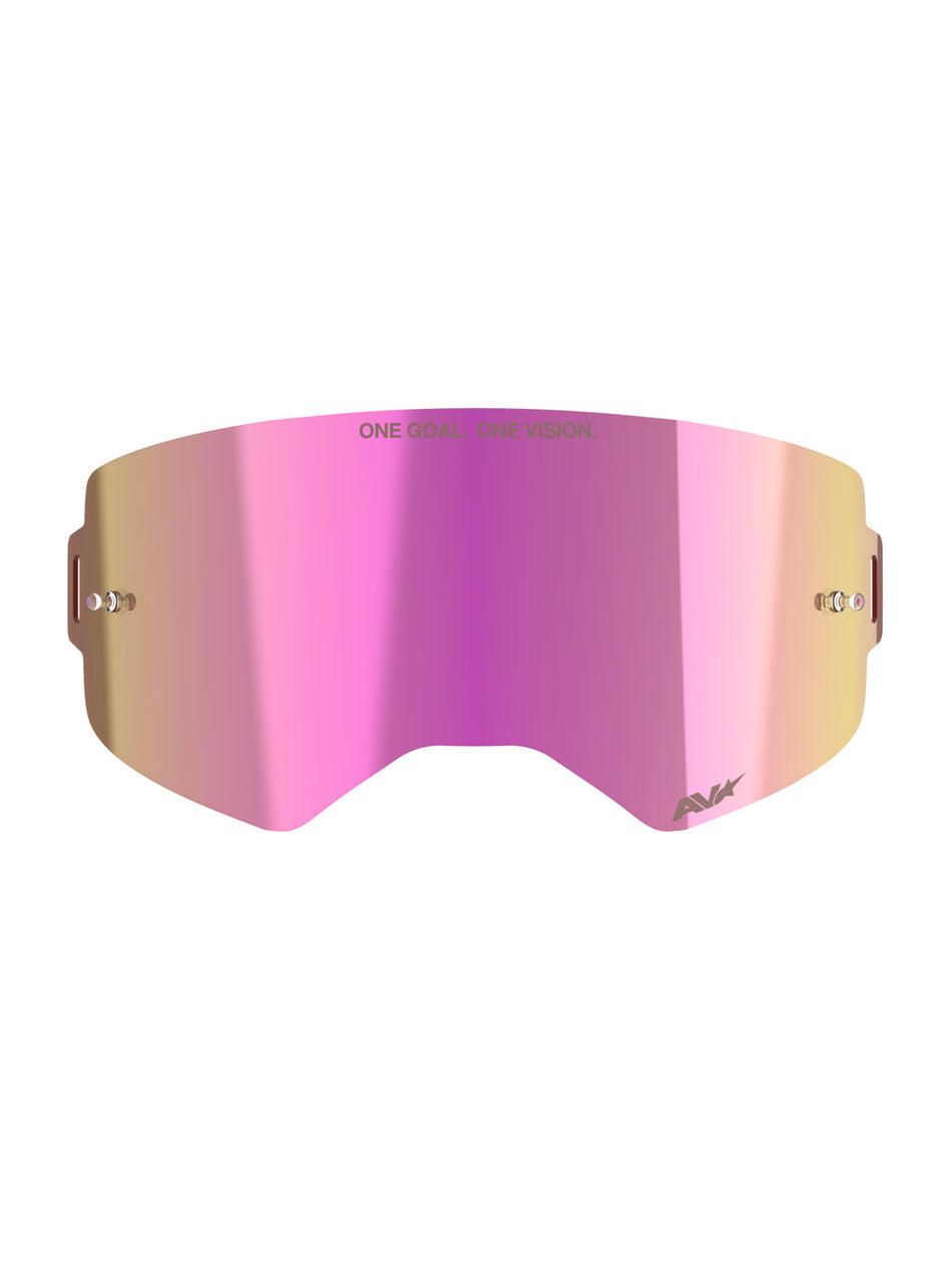 Plexi pro brýle Alpinestars Supertech zrcadlové růžové ABSOLUTE VISION™