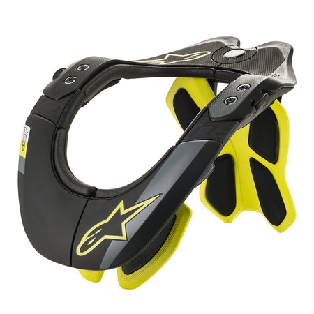 Chránič krční páteře Alpinestars BNS TECH-2 černá/žlutá fluo
