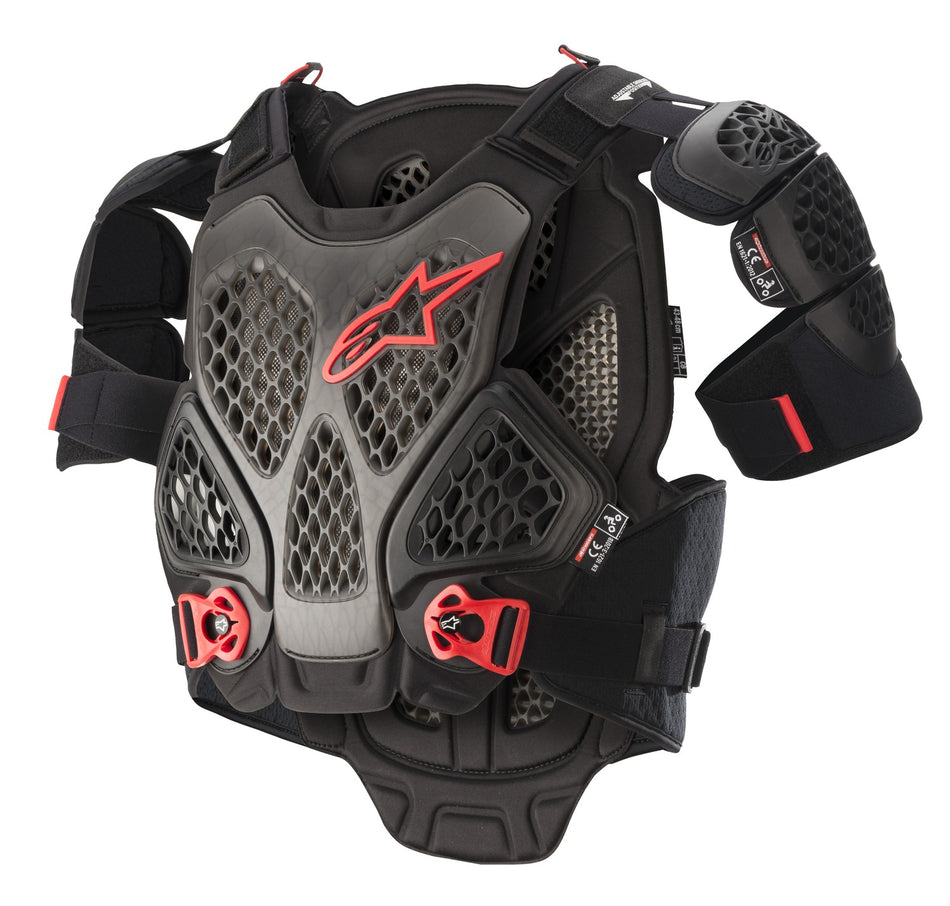 Chránič těla Alpinestars A-6 černá antracit/červená