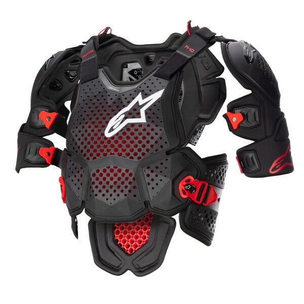 Chránič těla Alpinestars A-10 V2 černá antracit/červená