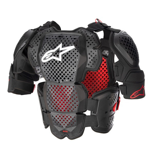 Chránič těla Alpinestars A-10 V2 černá antracit/červená