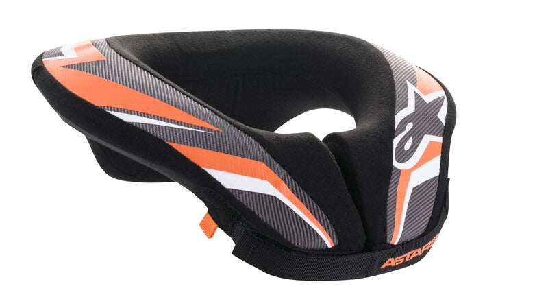 Dětská nákrčník Alpinestars Sequence Youth černá/oranžová/bílá