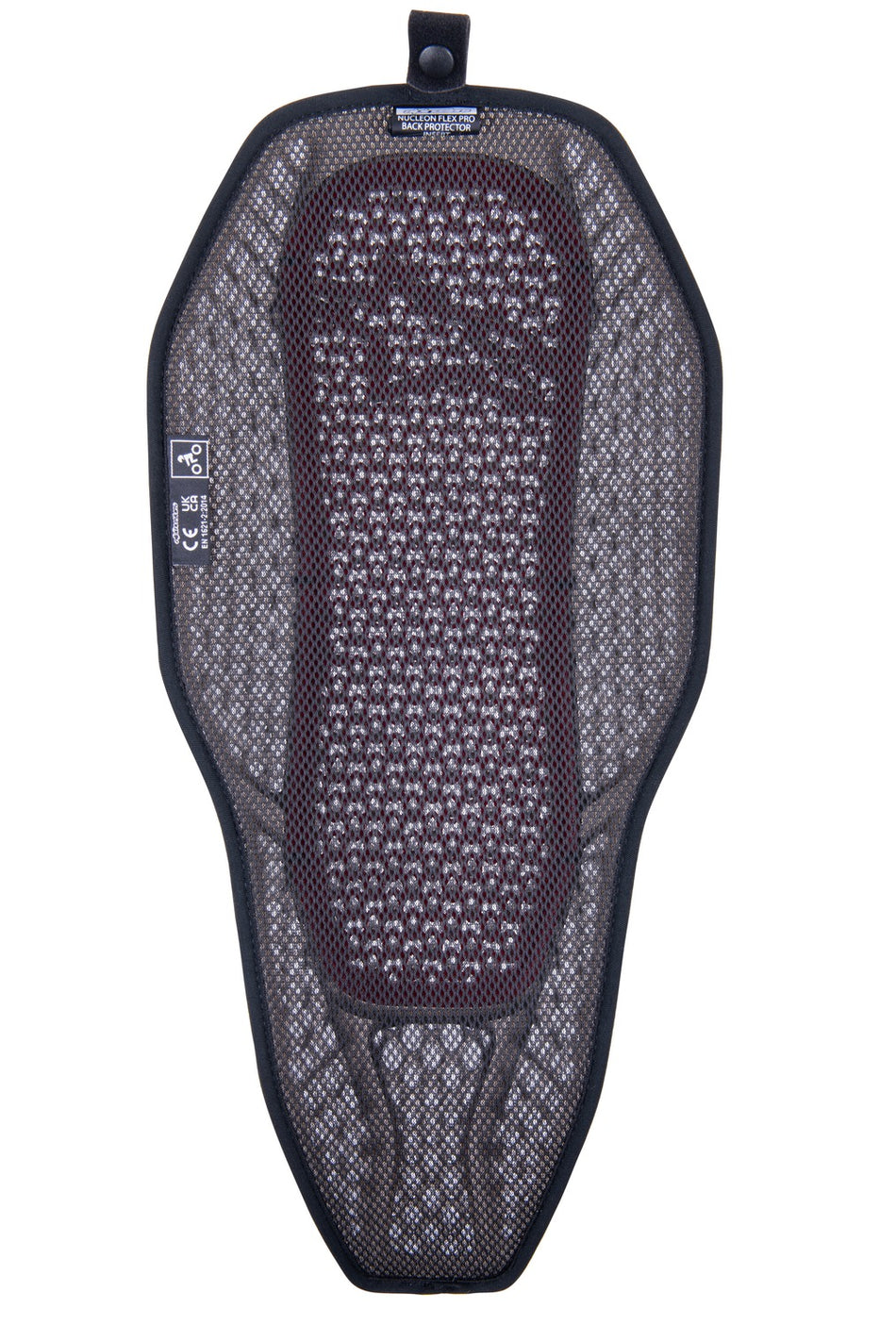 Páteřový chránič Alpinestars Nucleon Flex PROi vkládací s prodlouženou spodní částí transparentní/šedá/červená