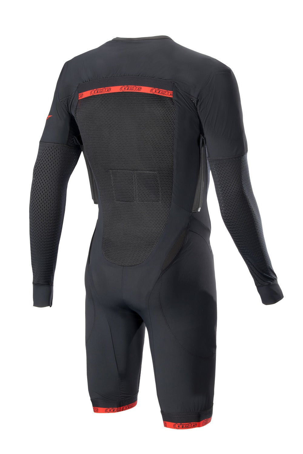 Vnější vrstva airbagové vesty Alpinestars TECH-AIR®10 černá/červená/šedá, standardní provedení s krátkými nohavicemi