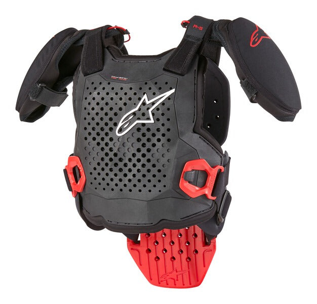 Dětská chránič těla Alpinestars A-5 S 2 černý/červený