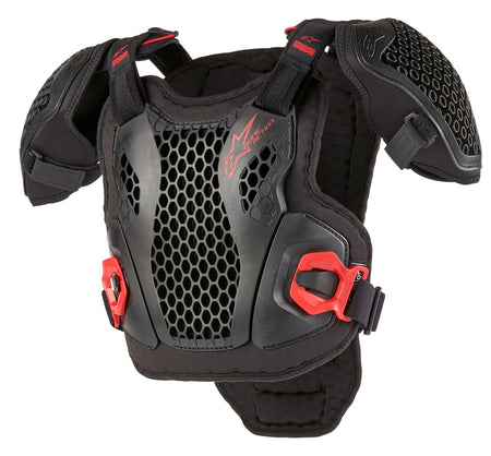 Dětská chránič těla Alpinestars Bionic Action Youth Chest černá/červená