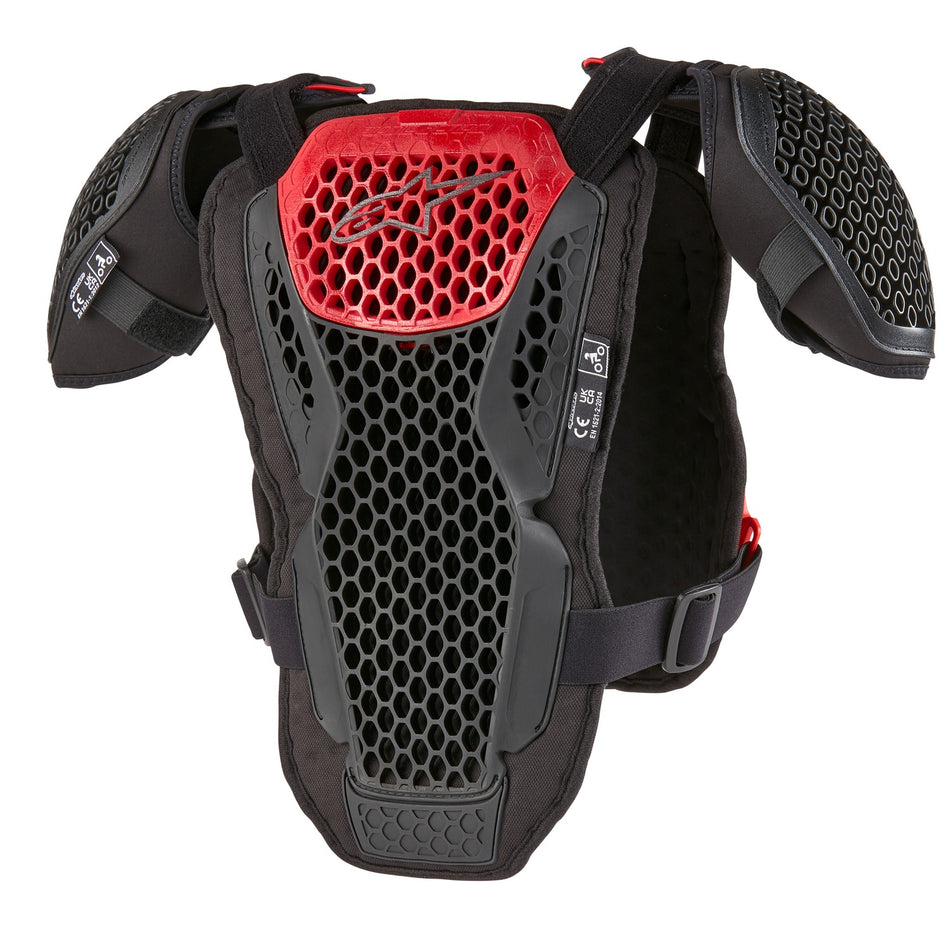 Dětská chránič těla Alpinestars Bionic Action Youth Chest černá/červená