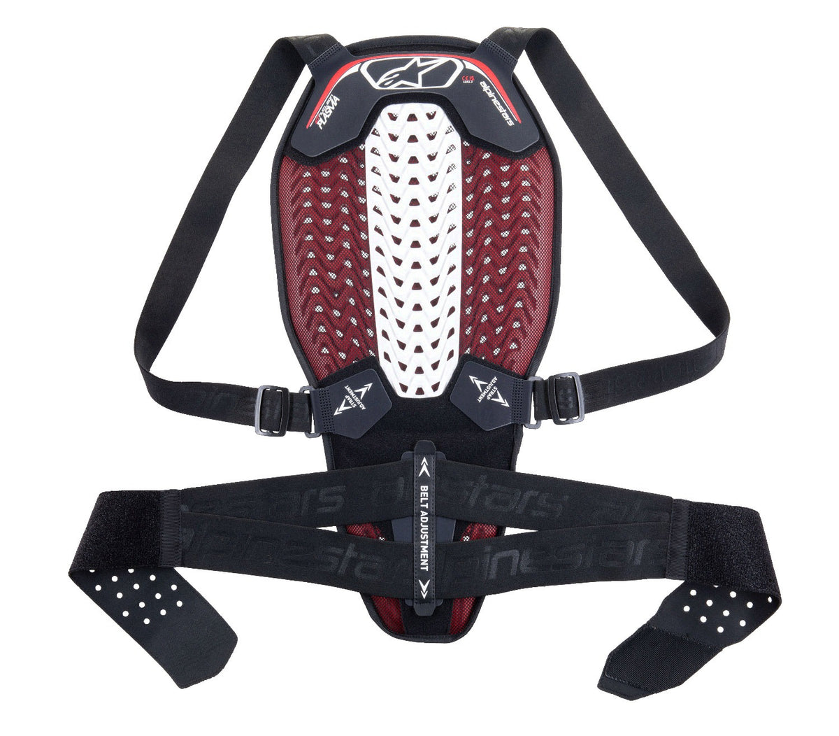 Páteřový chránič Alpinestars Nucleon Plasma černá/bílá/červená