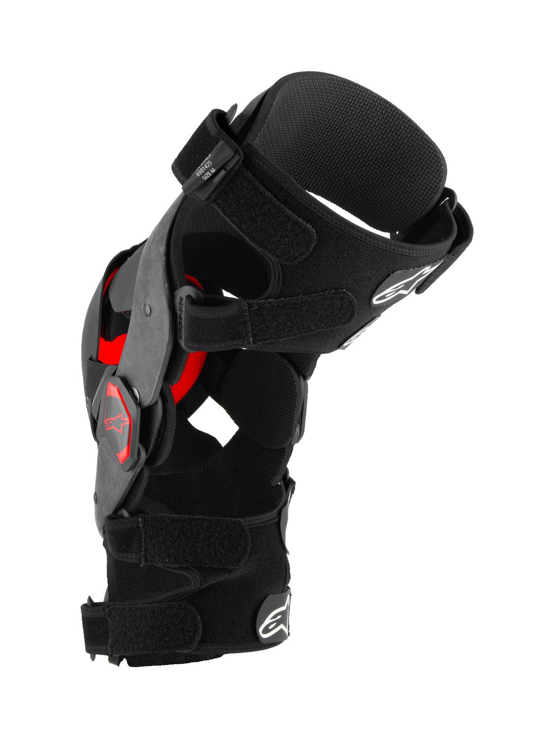 Kolenní ortézy Alpinestars Supertech RK-10 Plasma černá/červená, 1 pár