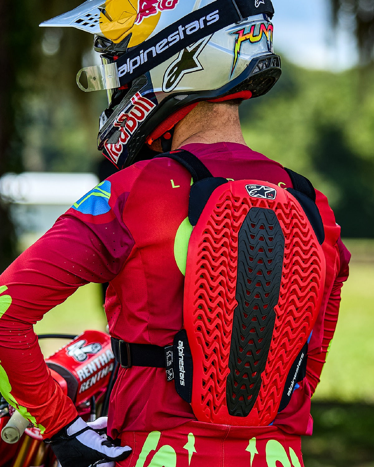 Chránič hrudi Alpinestars A-5 Plasma černá/červená/bílá