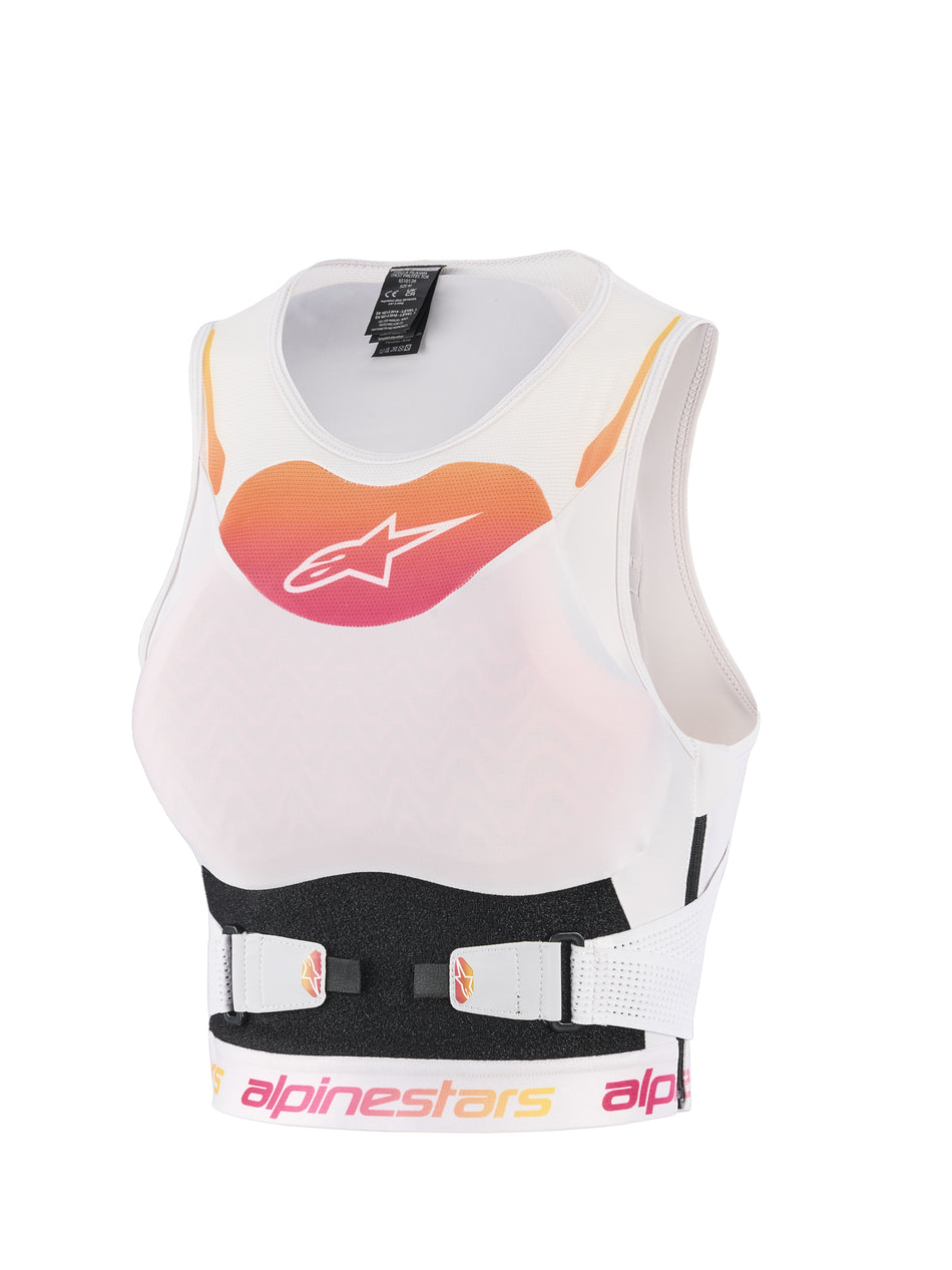Dámská chránič hrudi Alpinestars Stella Plasma Chest bílá/gradient