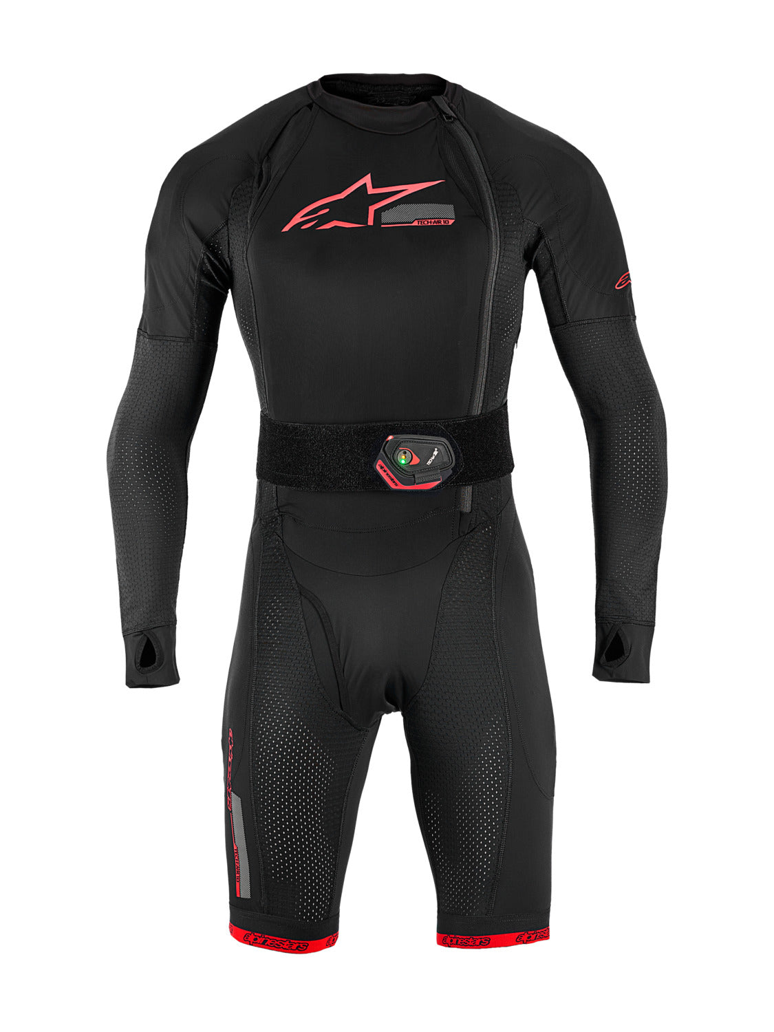 Airbagová vesta Alpinestars TECH-AIR®10 V2 Race system černá/červená/šedá