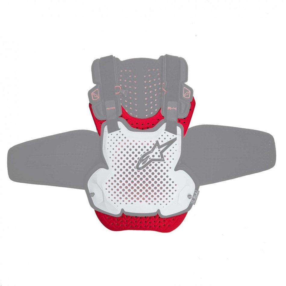 Sada adaptérů pro rozšíření ochrany hrudi protektoru Alpinestars A-4 Plasma červená