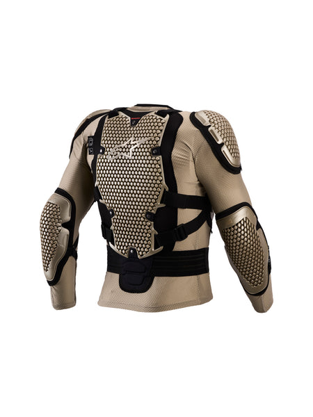 Chránič těla Alpinestars Bionic Action V3 světle hnědá/černá/červená fluo