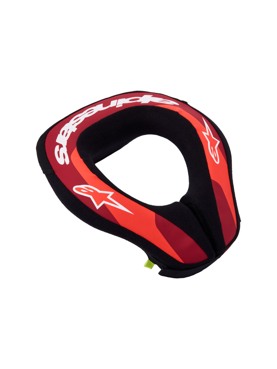 Dětská nákrčník Alpinestars Sequence Youth červená fluo/červená/bílá