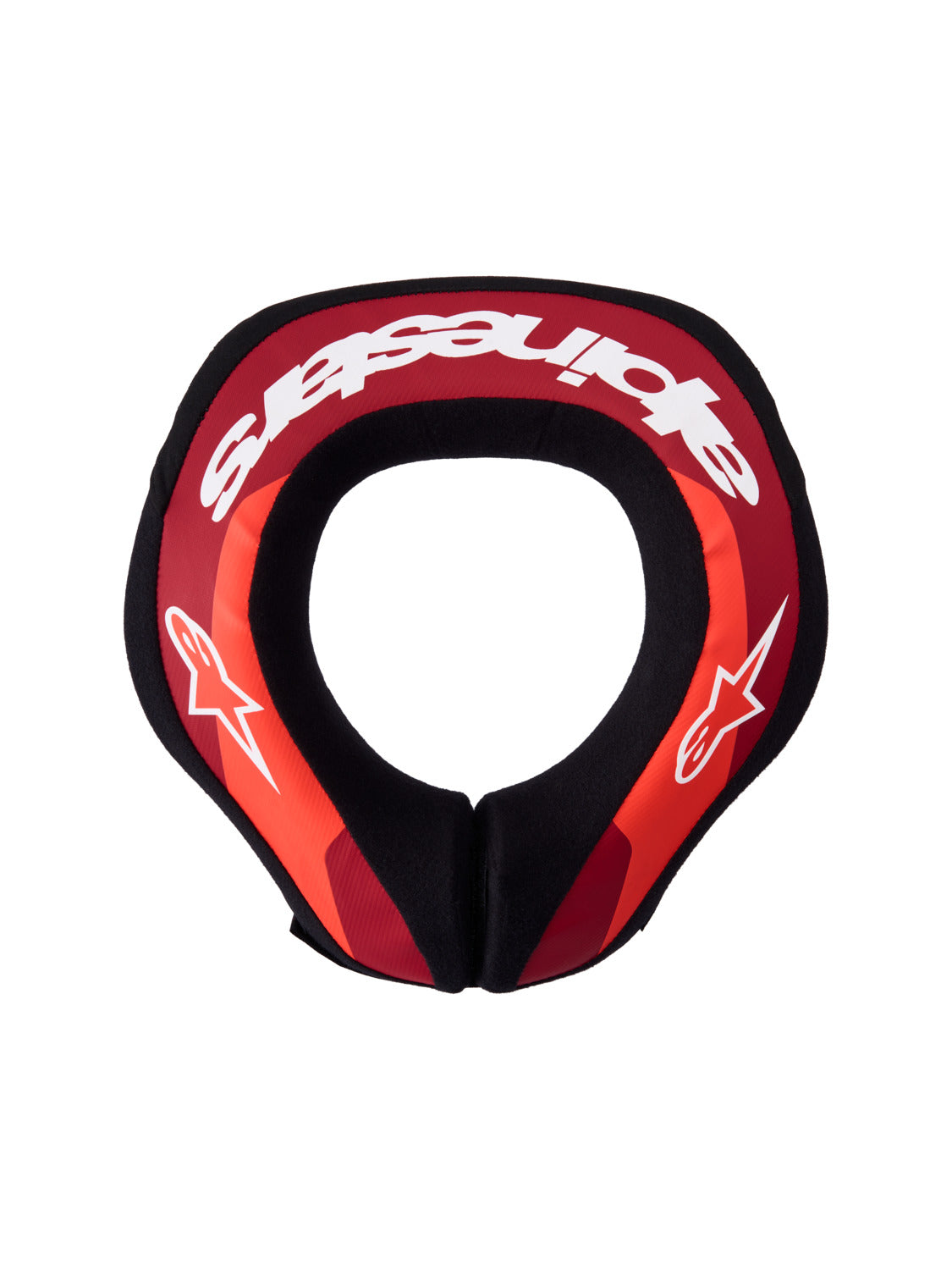 Dětská nákrčník Alpinestars Sequence Youth červená fluo/červená/bílá