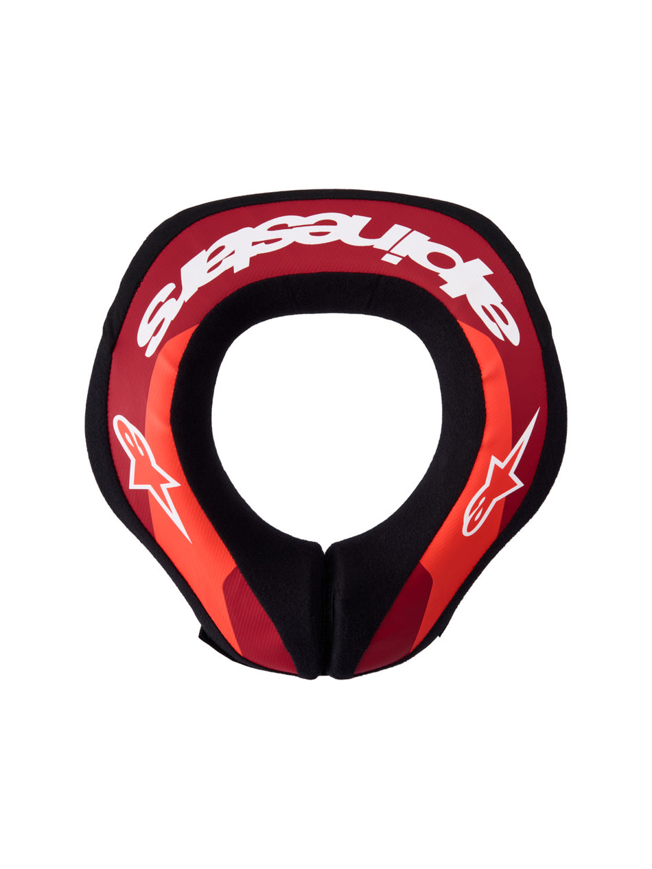 Dětská nákrčník Alpinestars Sequence Youth červená fluo/červená/bílá