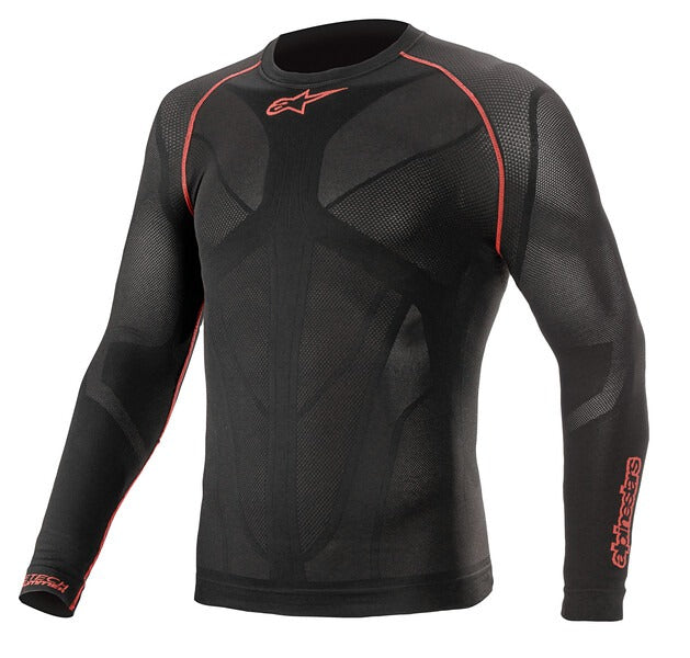 Termotriko s dlouhým rukávem Alpinestars Ride Tech V2 Summer černá/červená