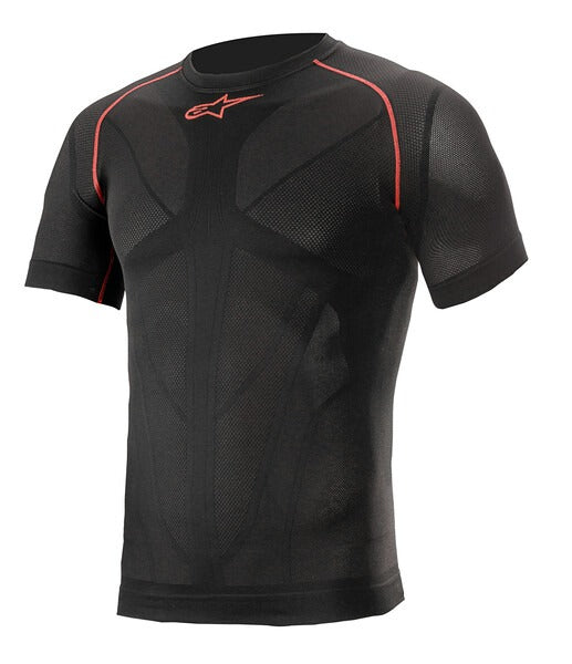 Termotriko s krátkým rukávem Alpinestars Ride Tech V2 Summer černá/červená