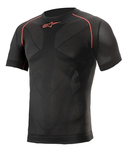 Termotriko s krátkým rukávem Alpinestars Ride Tech V2 Summer černá/červená