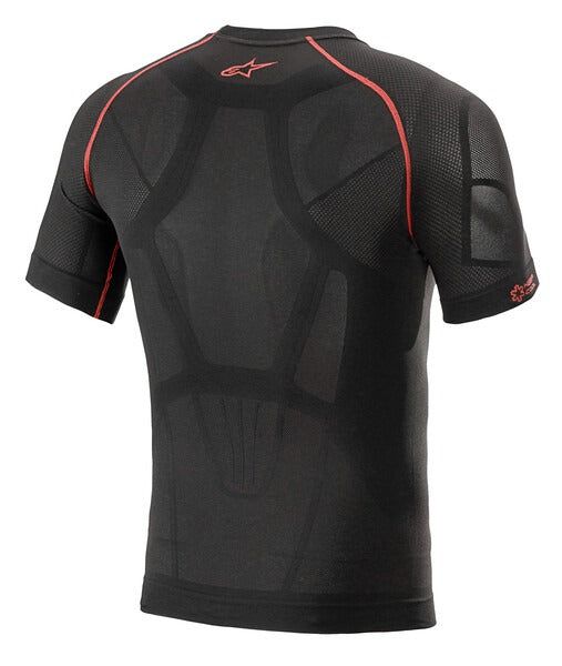 Termotriko s krátkým rukávem Alpinestars Ride Tech V2 Summer černá/červená