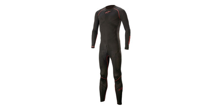 Jednodílné spodní prádlo pod kombinézu Alpinestars Ride Tech Lite 1PC černá/červená