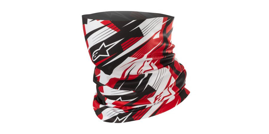 Nákrčník Alpinestars Blurred Neck Tube černá/bílá/červená