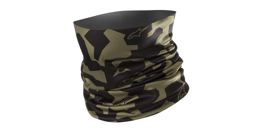 Nákrčník Alpinestars Camo Neck Tube vojenská zelená/černá