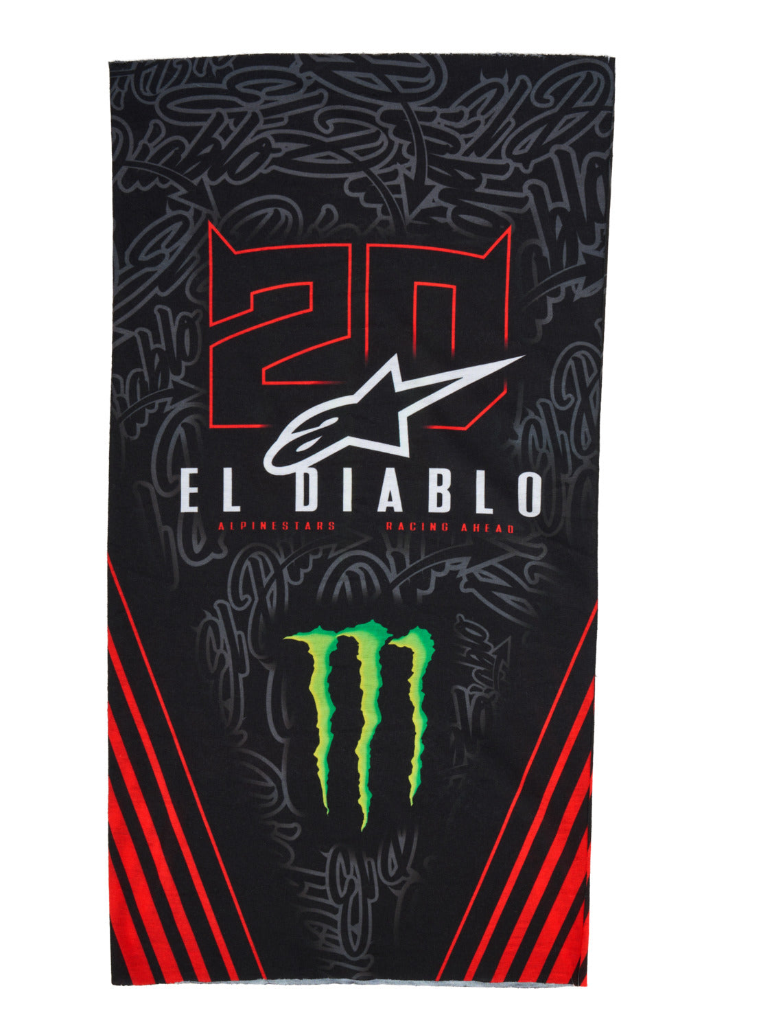 Nákrčník Alpinestars FQ20 Monster černá/červená fluo/modrá/zelená