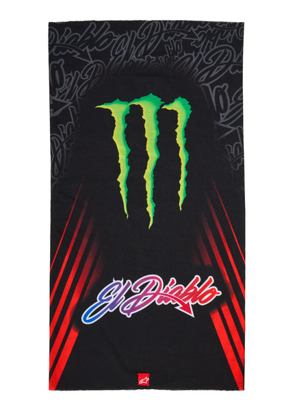 Nákrčník Alpinestars FQ20 Monster černá/červená fluo/modrá/zelená