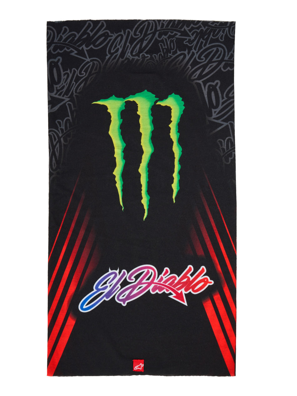 Nákrčník Alpinestars FQ20 Monster černá/červená fluo/modrá/zelená