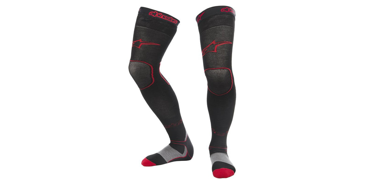 Ponožky pod ortézy Alpinestars MX černá/červená