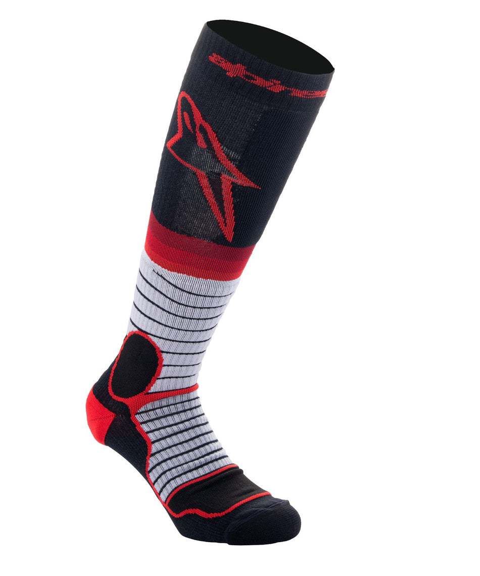 Ponožky Alpinestars MX PRO černá/červená/šedá