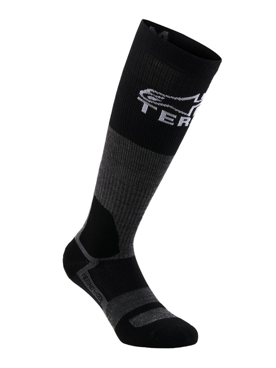 Ponožky Alpinestars AT 8 Merino šedé/černé