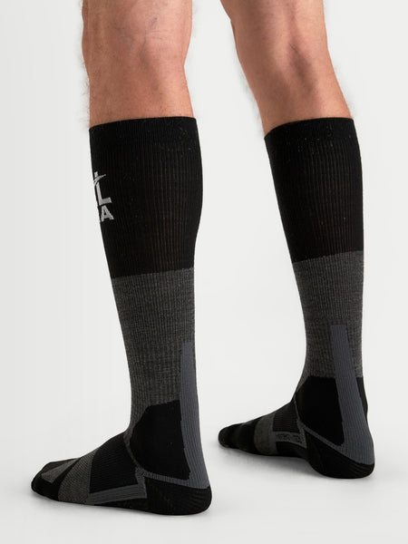 Ponožky Alpinestars AT 8 Merino šedé/černé