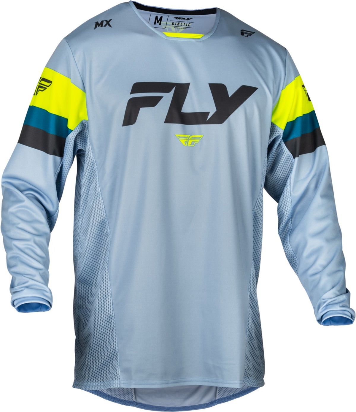 Dres Fly Racing Kinetic Prix šedá/šedá/hi-vis