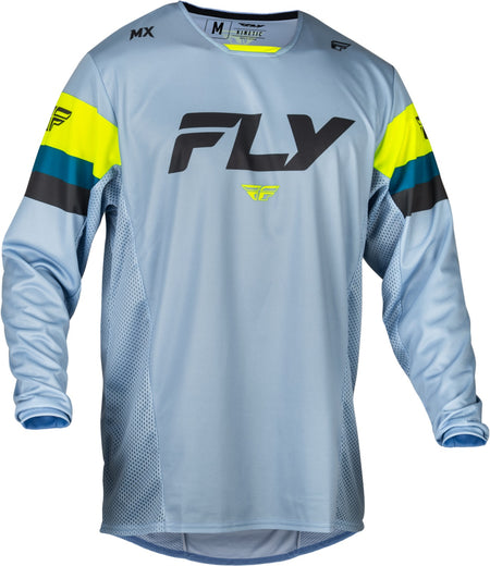 Dres Fly Racing Kinetic Prix šedá/šedá/hi-vis