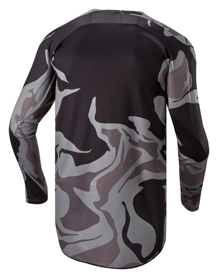 Dres Alpinestars Racer Tactical šedá camo/žlutá fluo/černá