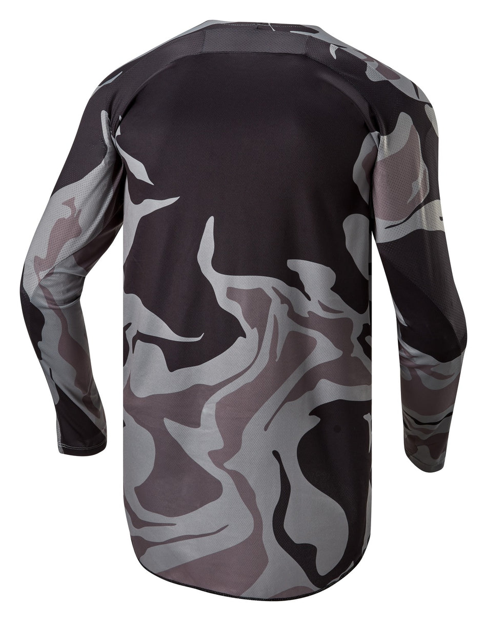 Dres Alpinestars Racer Tactical šedá camo/žlutá fluo/černá