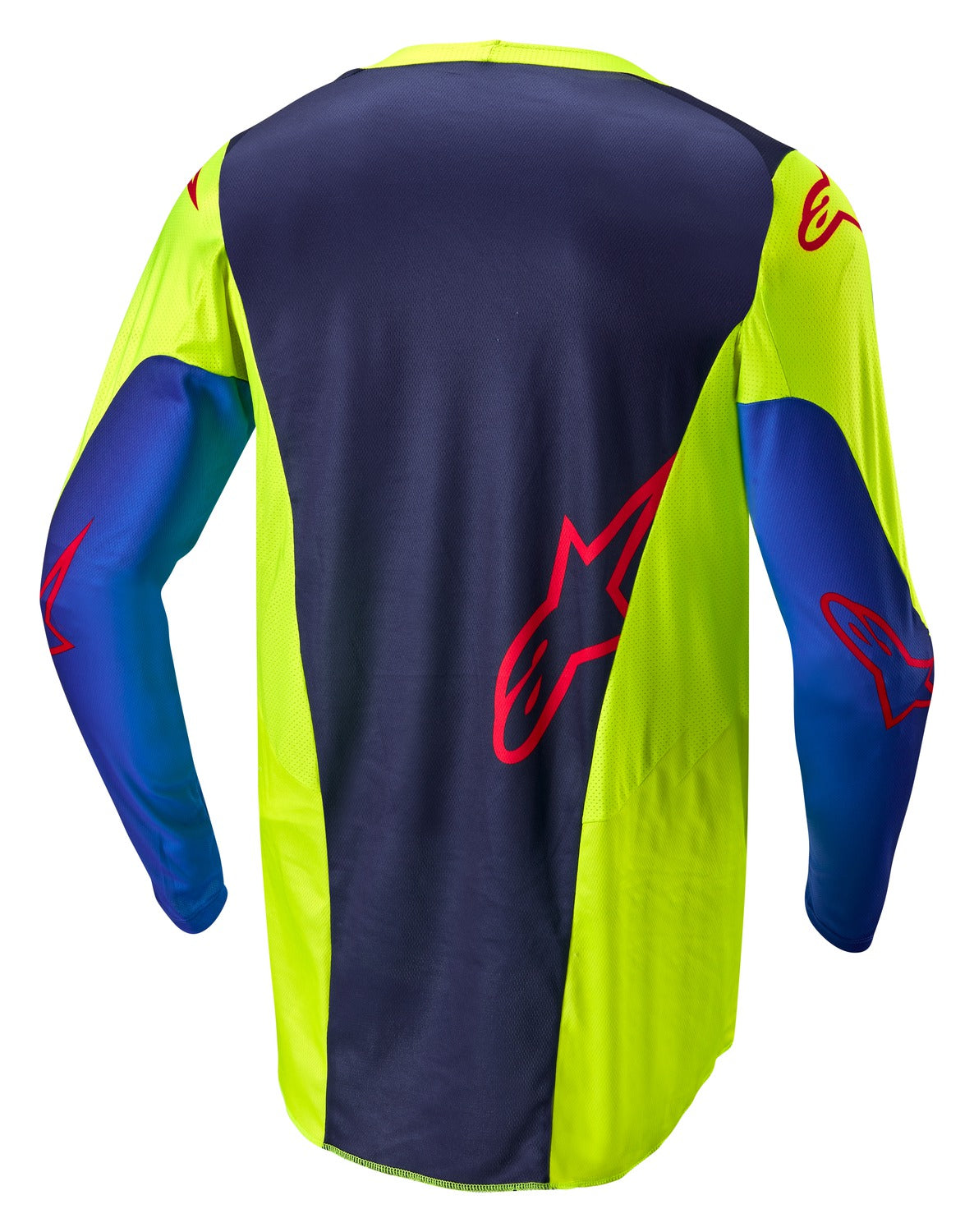 Dres Alpinestars Racer Hoen žlutá fluo/modrá/červená