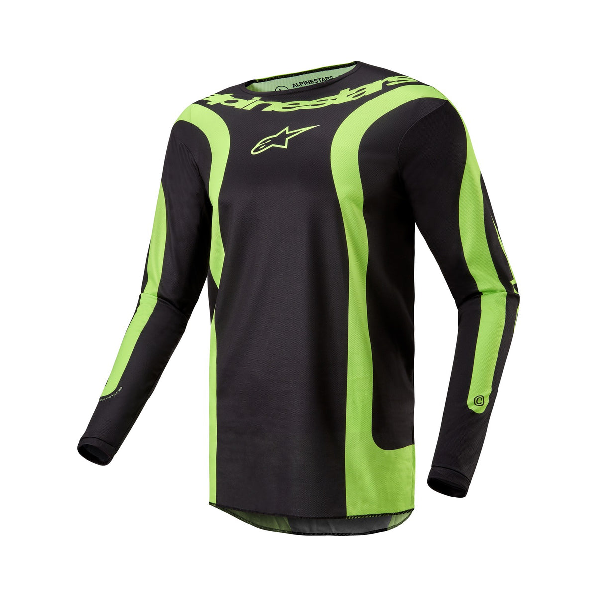 Dres Alpinestars Fluid Lurv černá/žlutá fluo