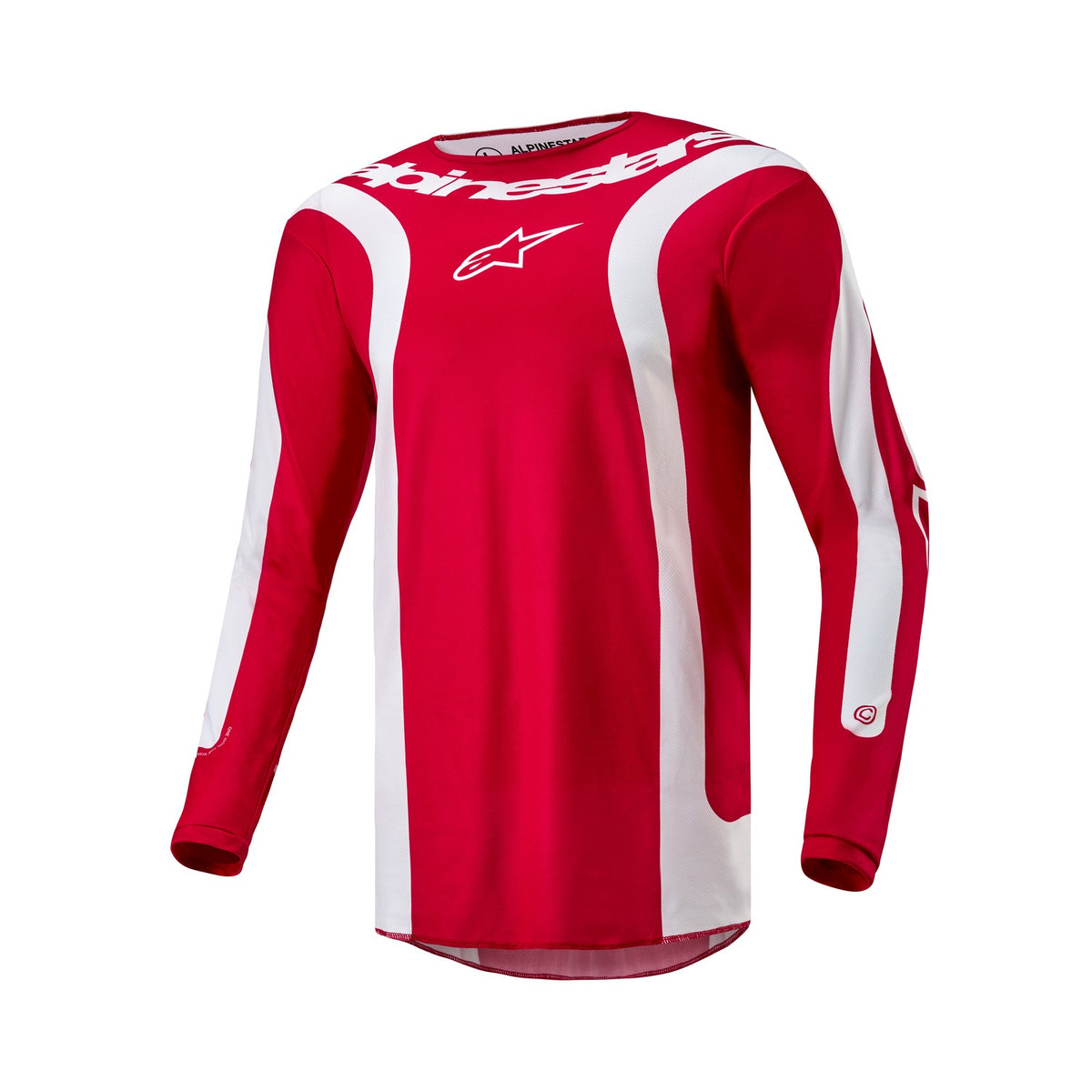 Dres Alpinestars Fluid Lurv červená/bílá
