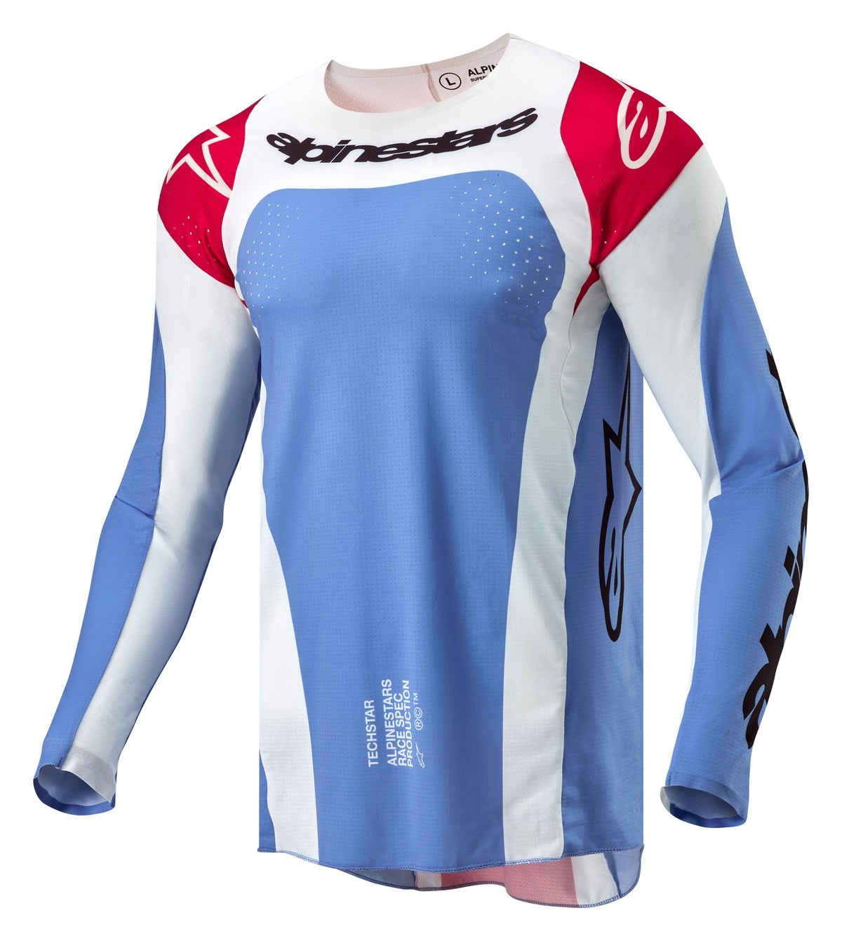 Dres Alpinestars Techstar Ocuri světle modrá/bílá/červená