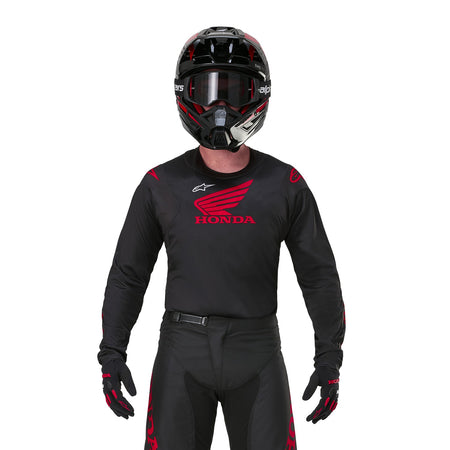 Dres Alpinestars Racer Iconic Honda černá/červená