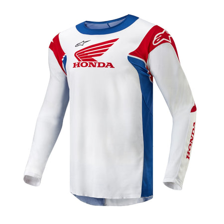 Dres Alpinestars Racer Iconic Honda bílá/modrá/červená/černá