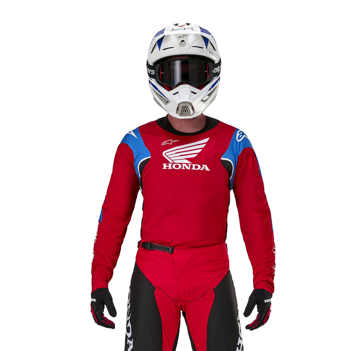 Dres Alpinestars Racer Iconic Honda červená/černá/modrá/bílá