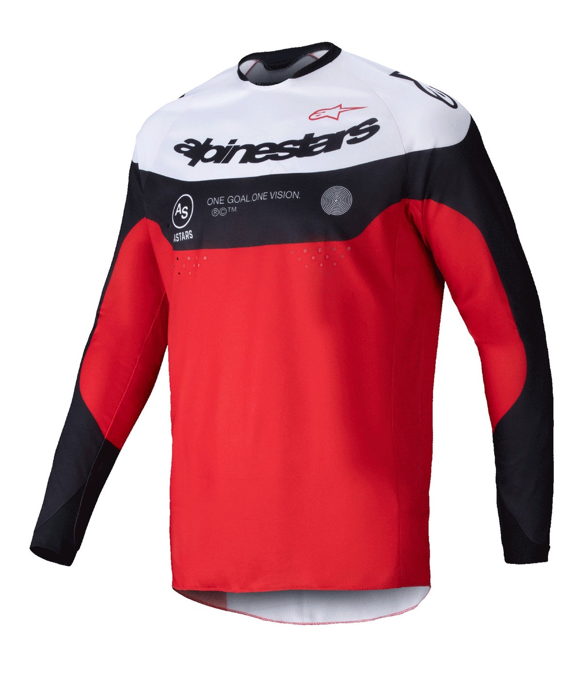 Dres Alpinestars PRO-DURA černá/červená/bílá
