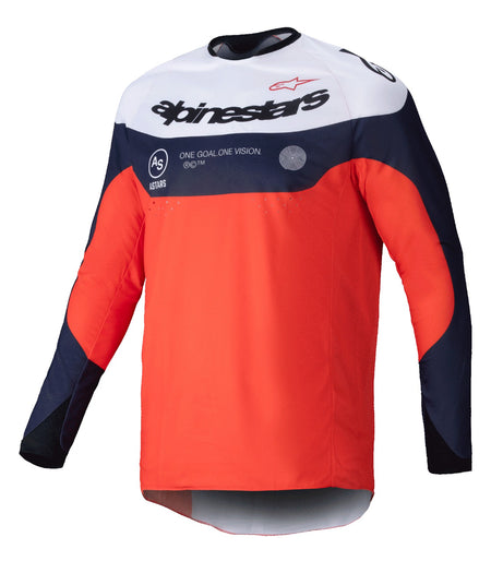 Dres Alpinestars PRO-DURA modrá/oranžová/bílá