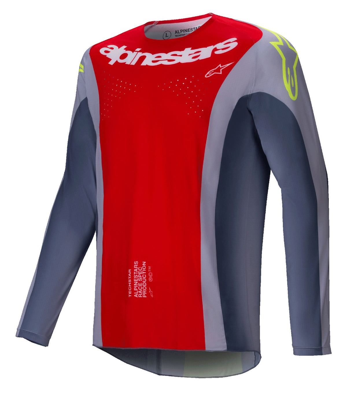 Dres Alpinestars Techstar Melt červená/šedá